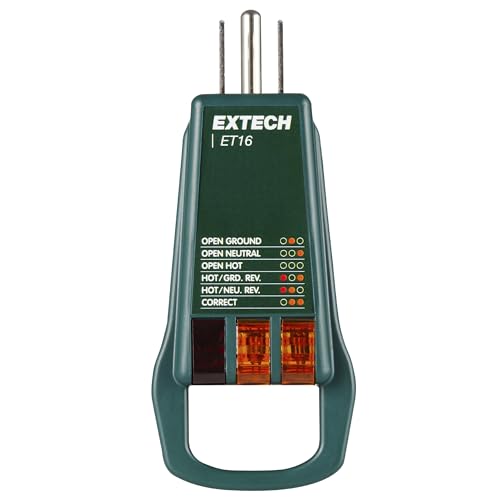 Extech ET16 Receptacle Tester Extech ET16 Receptacle Tester von EXTECH