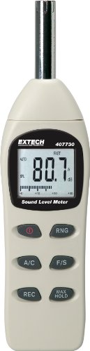 Extech Digitaler Schallpegelmesser, 1 Stück, 407730 Extech Digitaler Schallpegelmesser, 1 Stück, 407730 von EXTECH