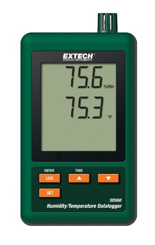 Extech Luftfeuchte- und Temperatur-Datenlogger, 1 Stück, SD500 von EXTECH