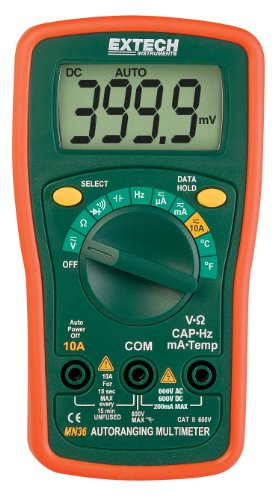 Extech Digitales Mini-Multimeter, 1 Stück, MN36 von EXTECH