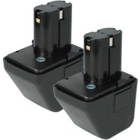 Extensilo - 2x Akku kompatibel mit Gesipa Powerbird 12 v Werkzeug, Blindniet-Setzgerät (3500 mAh, NiMH, 12 v) von EXTENSILO