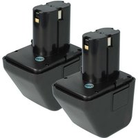 Extensilo - 2x Akku kompatibel mit Gesipa cpt 12 Electronic, ANG12 Werkzeug, Blindniet-Setzgerät (3500 mAh, NiMH, 12 v) von EXTENSILO
