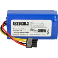 EXTENSILO 1x Akku kompatibel mit Zoef Robot Sjaan Saugroboter (3200 mAh, 14,4 V, Li-Ion) von EXTENSILO