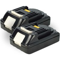 EXTENSILO 2x Akku kompatibel mit Makita DCS550, DCS551, DCS550Z, DCS552, DCO180ZJ, DCS551Z, DCS552Z Werkzeug (2500 mAh, Li-Ion, 18 V) von EXTENSILO