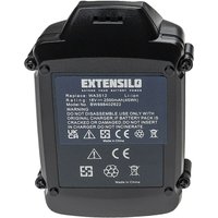 EXTENSILO 2x Akku kompatibel mit Worx WX372.1, WX373, WX373.1, WX373.9, WX372.9, WX390.1, WX390 Werkzeug (2500 mAh, Li-Ion, 18 V) von EXTENSILO