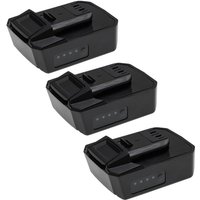 EXTENSILO 3x Akku Ersatz für Hilti B 12/4.0, B 12/2.6 für Werkzeug (2500 mAh, Li-Ion, 10,8 V) von EXTENSILO