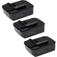 EXTENSILO 3x Akku kompatibel mit Hilti SR 2-A12, SL 2-A12 Werkzeug (2500 mAh, Li-Ion, 10,8 V) von EXTENSILO