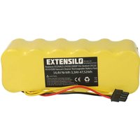 Extensilo - 1x Akku kompatibel mit Profimaster Robot 2712 Staubsauger (3300 mAh, 14,4 v, NiMH) von EXTENSILO
