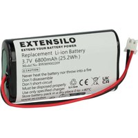 Extensilo - 1x Akku kompatibel mit Villeroy & Boch Neapel 2.0 96879 Tischlampe, Nachttischlampe (6800 mAh, 3,7 v, Li-Ion) von EXTENSILO