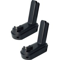 Extensilo - 2x Akku kompatibel mit Festool cxs Li, cxs 2.6 Li Set, txs 2.6 Li Plus Elektrowerkzeug (2500 mAh, Li-Ion, 10,8 v) von EXTENSILO