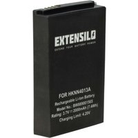 Extensilo - Akku Ersatz für Motorola SNN5826A für Funkgerät, Walkie Talkie (2000 mAh, 3,7 v, Li-Polymer) von EXTENSILO