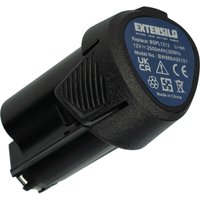 EXTENSILO Akku Ersatz für Ryobi BSPL1213 für Elektrowerkzeug (2500 mAh, Li-Ion, 12 V) von EXTENSILO