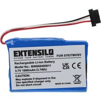 Extensilo - Akku kompatibel mit Becker Traffic Assist 827, 107, 7926, 7927, 7977, 7988 gps Navigation Navi (1000 mAh, 3,7 v, Li-Ion) von EXTENSILO