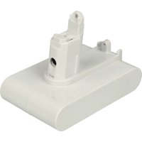 Akku kompatibel mit Dyson DC45 Animal Pro, DC56, DC57 Staubsauger - Typ b, Weiß (2500mAh, 22,2V, Li-Ion) - Extensilo von EXTENSILO