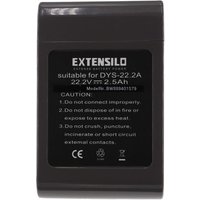 Extensilo - Akku kompatibel mit Dyson DC45 Animalpro, DC56, DC57 Staubsauger Home Cleaner Heimroboter - Typ a (2500mAh, 22,2V, Li-Ion) von EXTENSILO