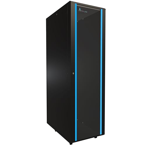 EXTRALINK 42U 600X1000, Rack, stehend, ideal für Netzwerk-Serverräume, CCTV-Kontrolle, Unternehmen, IT-Unternehmen, einfache Installation, schwarz von EXTRALINK