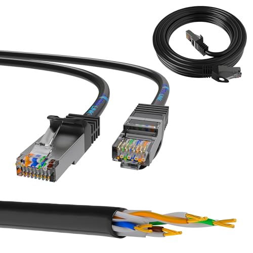 EXTRALINK LAN Kabel 5e, RJ45 Kabel FTP, Netzwerkkabel 1Gb/s, internes Kupferkabel, Ethernet Kabel, PVC, Patchkabel 0.5m, Gigabit Ethernet, Twisted-Pair Patchkabel für PoE-Netzwerkgeräte von EXTRALINK