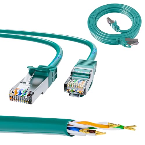 EXTRALINK LAN Kabel 6, RJ45 Kabel FTP, Netzwerkkabel 1Gb/s, internes Kupferkabel, Ethernet Kabel, PVC, Patchkabel 0.5m, LSZH, Gigabit Ethernet, Twisted-Pair Patchkabel für PoE-Netzwerkgeräte von EXTRALINK