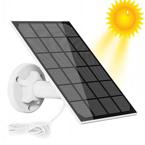 EXTRALINK Solarpanel für Überwachungskamera Aussen, 3W, USB-C, IP65, 360° Einstellbare Halterung, kompatibel mit alle Kameras, Ring Aussenkamera mit Akku, Solarpanel USB, 3M Kable EXTRALINK Solarpanel für Überwachungskamera Aussen, 3W, USB-C, IP65, 360° Einstellbare Halterung, kompatibel mit alle Kameras, Ring Aussenkamera mit Akku, Solarpanel USB, 3M Kable von EXTRALINK