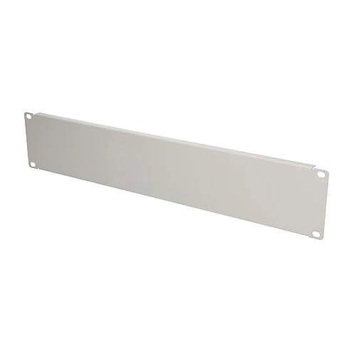 Extralink 2U 19", Frontplatte, Grau, Abdeckplatte für Netzwerkschrank, Serverschrank, Hochwertiges Aluminium, Verbesserung der Leistung von Geräten von EXTRALINK
