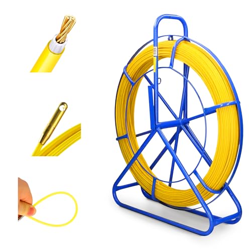 Extralink FRP Glasfaserstab 6mm Durchmesser 50m,Leerrohr mit Rollenhalter und Bremse,Einziehfeder mit hoher Elastizität und Festigkeit,Fiberglas Kabel Zubehör für optimale Installation,Glasfaser Extralink FRP Glasfaserstab 6mm Durchmesser 50m,Leerrohr mit Rollenhalter und Bremse,Einziehfeder mit hoher Elastizität und Festigkeit,Fiberglas Kabel Zubehör für optimale Installation,Glasfaser von EXTRALINK