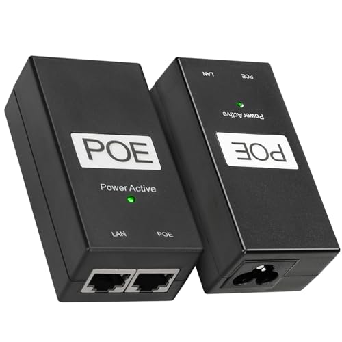Extralink POE-48-24W 230V, PoE Injector, 48V, 0,5A, 24W, einschließlich Kabel, Fast Ethernet, Kurzschluss- und Überspannungsschutz, Zwei RJ-45 Ports, PoE Adapter, PoE Injektor, Passive Extralink POE-48-24W 230V, PoE Injector, 48V, 0,5A, 24W, einschließlich Kabel, Fast Ethernet, Kurzschluss- und Überspannungsschutz, Zwei RJ-45 Ports, PoE Adapter, PoE Injektor, Passive von EXTRALINK