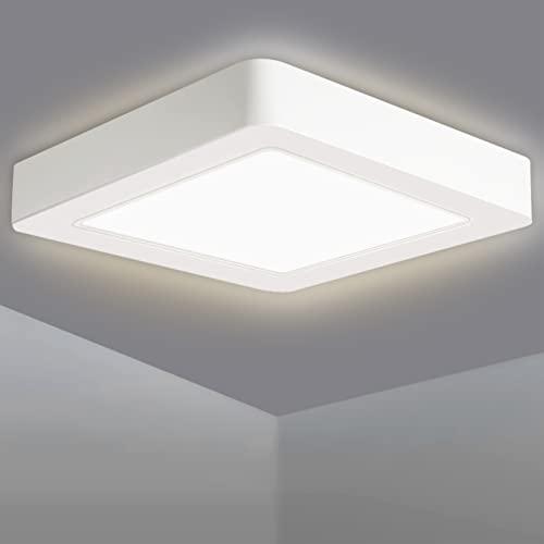 EXTRASTAR Deckenlampe LED Deckenleuchte 18W, 4200K 1800LM Deckenlampe Led Panel für Lampe Wohnzimmer, Schlafzimmer, Küchenlampe, Flur, Balkon, Esszimmer, Neutralweiß Deckenleuchte Led von EXTRASTAR