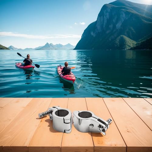 2 Stück 316 Edelstahl Bimini-Gleitösen für Marine-Anwendungen (25 mm) von EXTRWORY