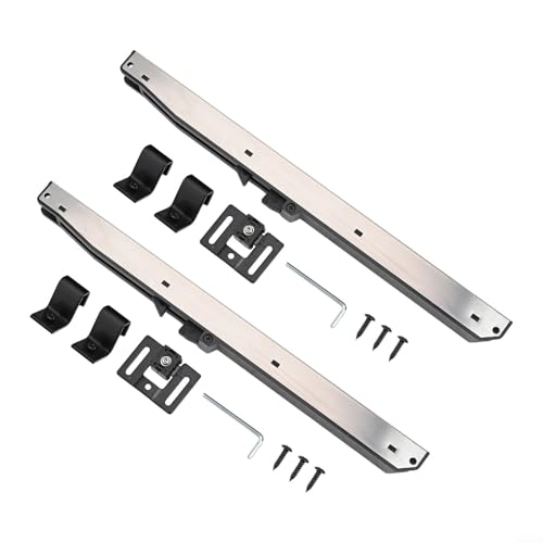 2 Stück Schiebetür-Scheunentür mit sanftem Schließen für Dämpfer, komplettes Hardware-Kit für reibungsloses Schließen von EXTRWORY