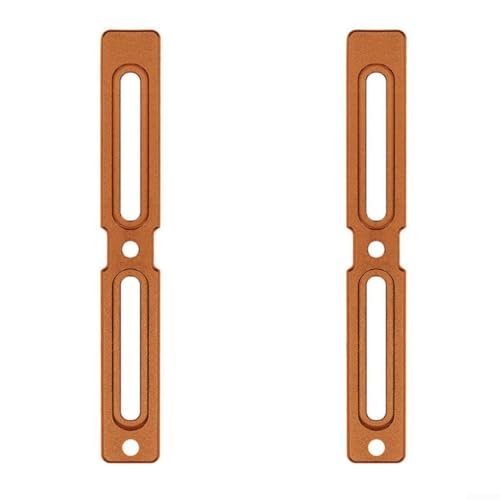 2 x Fahrrad-Wasserflaschenhalter-Adapter aus Aluminiumlegierung für sichere Befestigung an Straßen, Bergen, Elektrofahrrädern mit verstellbarer Installation (orange) von EXTRWORY