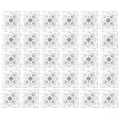 3D-Mosaikfliesen für Abzieh- und Wandverjüngungen, resistent gegen Öl und Wasser, PVC-Material geeignet für Küchen- und Badezimmerwände von EXTRWORY