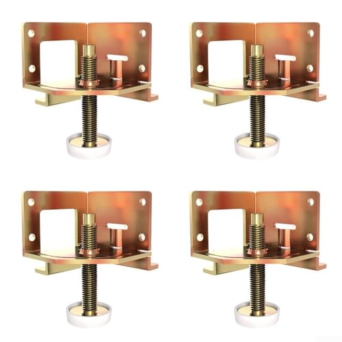 4 AdjuFor stabile Schrankfüße mit Anti-Rutsch-Pads, für stabile Stützbeine für Möbel, Höhe AdjuFor Stable 0 28mm, Stahl für Schränke und Sofas 4 AdjuFor stabile Schrankfüße mit Anti-Rutsch-Pads, für stabile Stützbeine für Möbel, Höhe AdjuFor Stable 0 28mm, Stahl für Schränke und Sofas von EXTRWORY