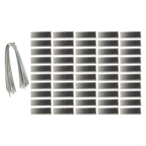 50 Stück Aluminium-Pflanzen-Identifikationsschilder für verschiedene Gartenumgebungen 50 Stück Aluminium-Pflanzen-Identifikationsschilder für verschiedene Gartenumgebungen von EXTRWORY
