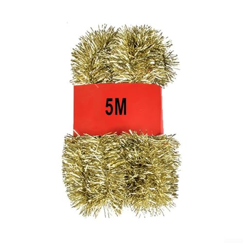 Ästhetische Attraktivität trifft Funktionalität in dieser atemberaubenden 5 m langen Weihnachtsbaum-Dekoration (Gold) von EXTRWORY