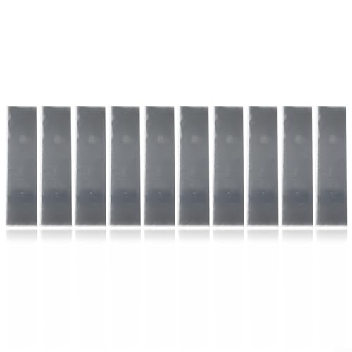 Acryl-Spiegelmosaik-Wandaufkleber, 10 Stück, für stilvolle Heimtransformationen (Silber) von EXTRWORY