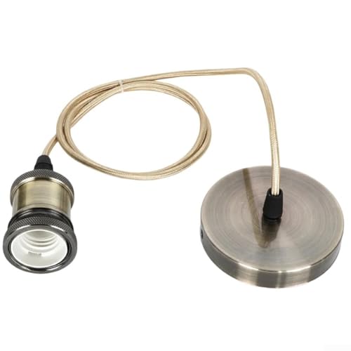 Anspruchsvolle Vintage-Beleuchtung mit E27-Fassung, perfekt ausbalanciert Funktionalität und Ästhetik (Bronze) von EXTRWORY
