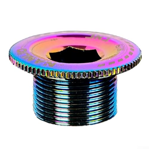 CNC Aluminiumlegierung Kurbelgarnitur Schrauben für Fahrradkurbel Set, verschiedene Farben (bunt) von EXTRWORY