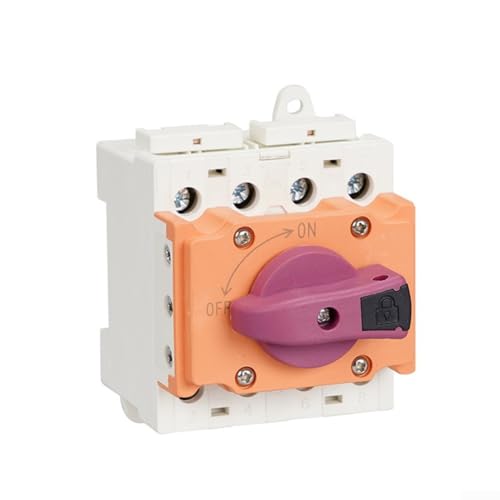 DC1000V 32A Solar Photovoltaik Verteilermodul Schalter mit Silberkontakten und niedrigem Widerstand für Stromversorgungssysteme (Orange) von EXTRWORY