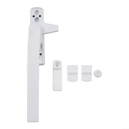 EXTRWORY 1 Stück Außenliegender Flacher Griff aus Aluminiumlegierung Abschließbar Ersatz Fenstergriff Rotierende Bewegung(Left) von EXTRWORY