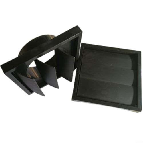EXTRWORY 10,2 cm schwarze Auspuffabdeckung für Trockner und HVAC-Systeme, wetterfeste Lüftungsschlitzkappe EXTRWORY 10,2 cm schwarze Auspuffabdeckung für Trockner und HVAC-Systeme, wetterfeste Lüftungsschlitzkappe von EXTRWORY