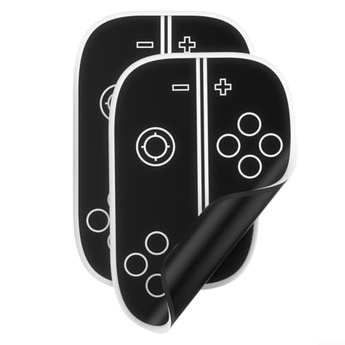 EXTRWORY 15 x 10 x 8 cm für Nintendo Switch 2 Mauspad Handgelenkschlaufe-Set, schwarzes PC-Material, kompaktes stilvolles Accessoire von EXTRWORY