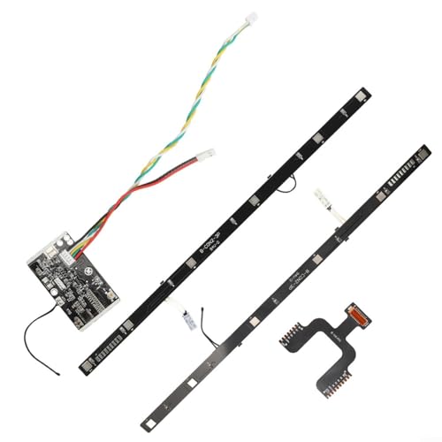 EXTRWORY 3-teiliges Elektro-Scooter-Batterie-Steuerplatine für M365 Elektroroller mit integrierten Lötdrähten, Überladungs- und Entladungsschutz, schwarzes PCB-Set (mit PCB) von EXTRWORY