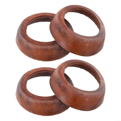 EXTRWORY 4 Stück Ledermanschettengriff Pumpe Ersatz für Modell 75 Kolbenhülse Braun Rindsleder Swing Pump Teile von EXTRWORY