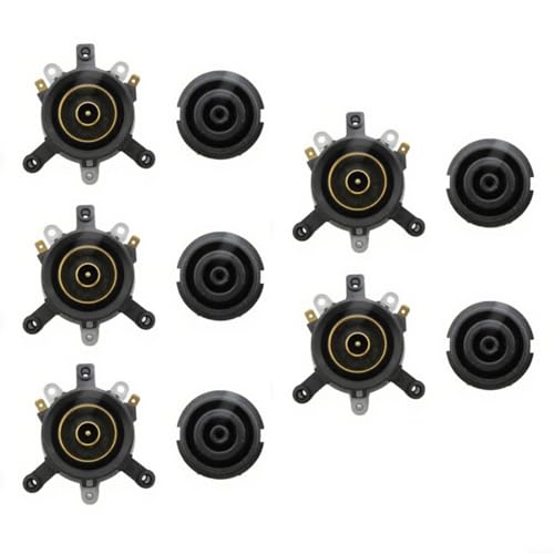 EXTRWORY 5 Set Wasserkocher Basis Thermostat Anschluss Elektrischer Wasserkocher Schnelle Heizung Thermostat Koppler Temperaturregelung oben unten passende Teile (1) von EXTRWORY