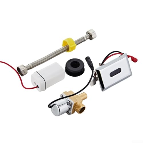 EXTRWORY Automatischer Infrarot-Sensor, Urinal-Spülventil, Metall-Magnetsteuerungssystem mit Filternetz, DC 6 V G1/2 Einlass (A) von EXTRWORY