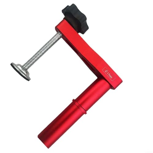 EXTRWORY Bench Dog Clamp Hold Down Clip Rutschfeste Pads Aluminiumlegierung Rot für Holzbearbeitung Fräsen Schneiden Schleifen (20 mm) von EXTRWORY