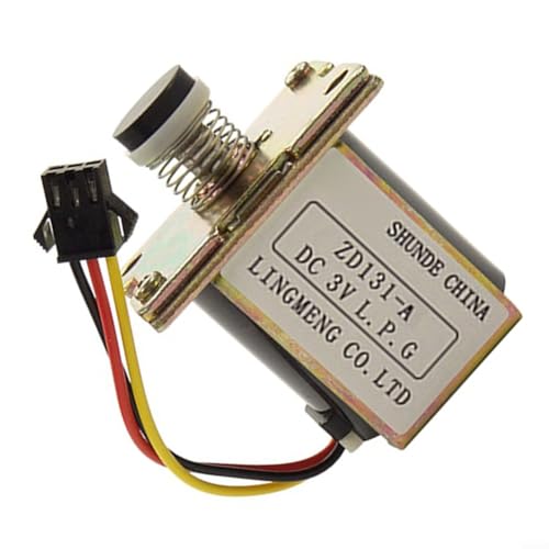 EXTRWORY DC 3 V Selbstabsorbierendes Magnetventil für Warmwasserbereiter, Metall, elektromagnetisches Ventil, kompakte Größe 60 x 46 x 43 mm, Silber (ZD131-A) von EXTRWORY