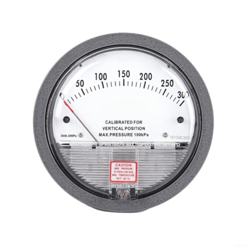 EXTRWORY Differential Druck Messgerät Barometer Analog Mikro Manometer Zeiger Luft Differenzdruckmesser Hochpräzises Analoges Barometer Manometer(0-750pa) von EXTRWORY