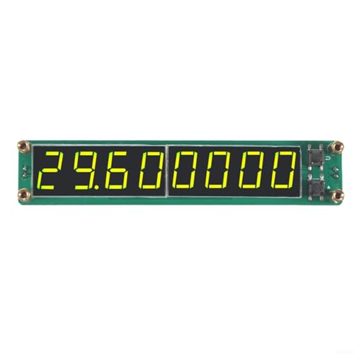 EXTRWORY Digitales HF-Frequenzmessgerät für PLJ-8LED-R 0,1 MHz - 2,4 GHz Signalzähler LED-Display Kompakter Zweik präzise Messung Elektronik Labortest (gelb) von EXTRWORY