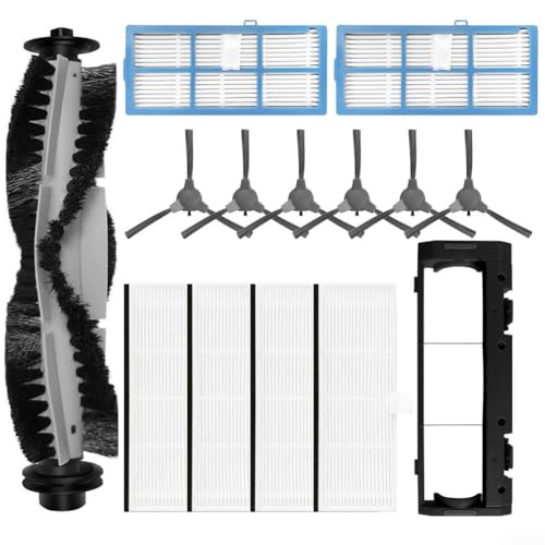 EXTRWORY Ersatzteile Set für ionvac für SmartClean Saugroboter mit Hauptbürste, Seitenbürsten, Filter, Bürstenabdeckungsset von EXTRWORY